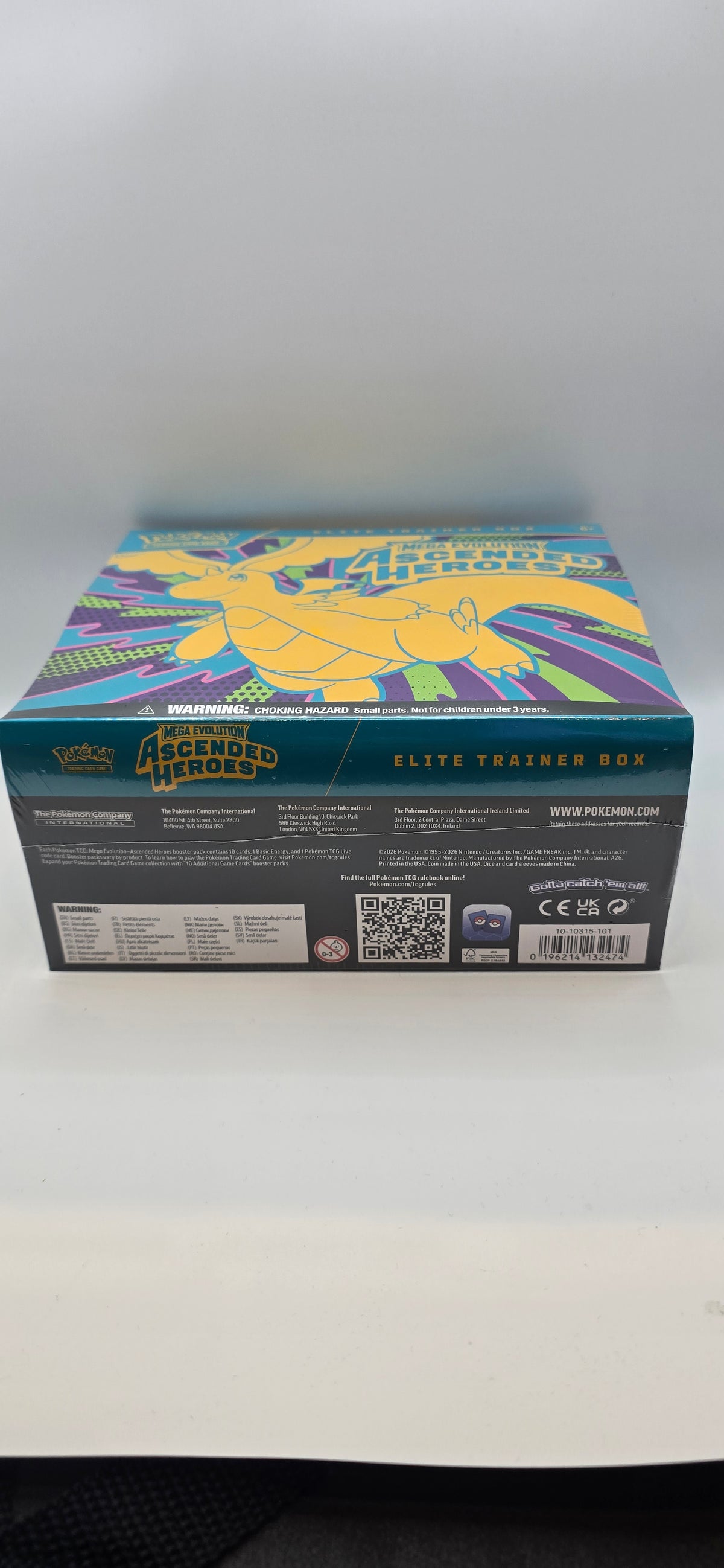 Pokémon TCG Mega Evolution Ascended Heroes Elite Trainer Box – Sealed