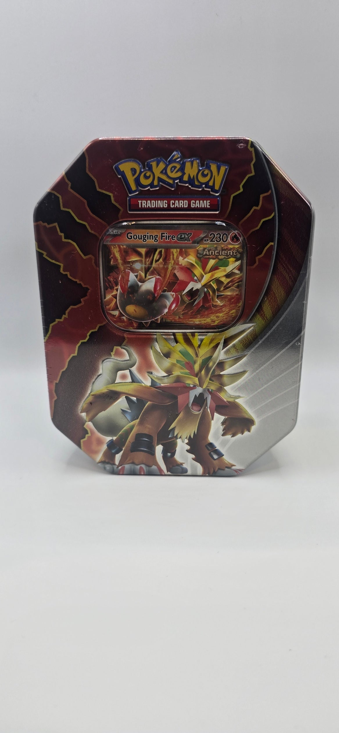 Pokémon TCG: Gouging Fire ex Paradox Destinies Tin