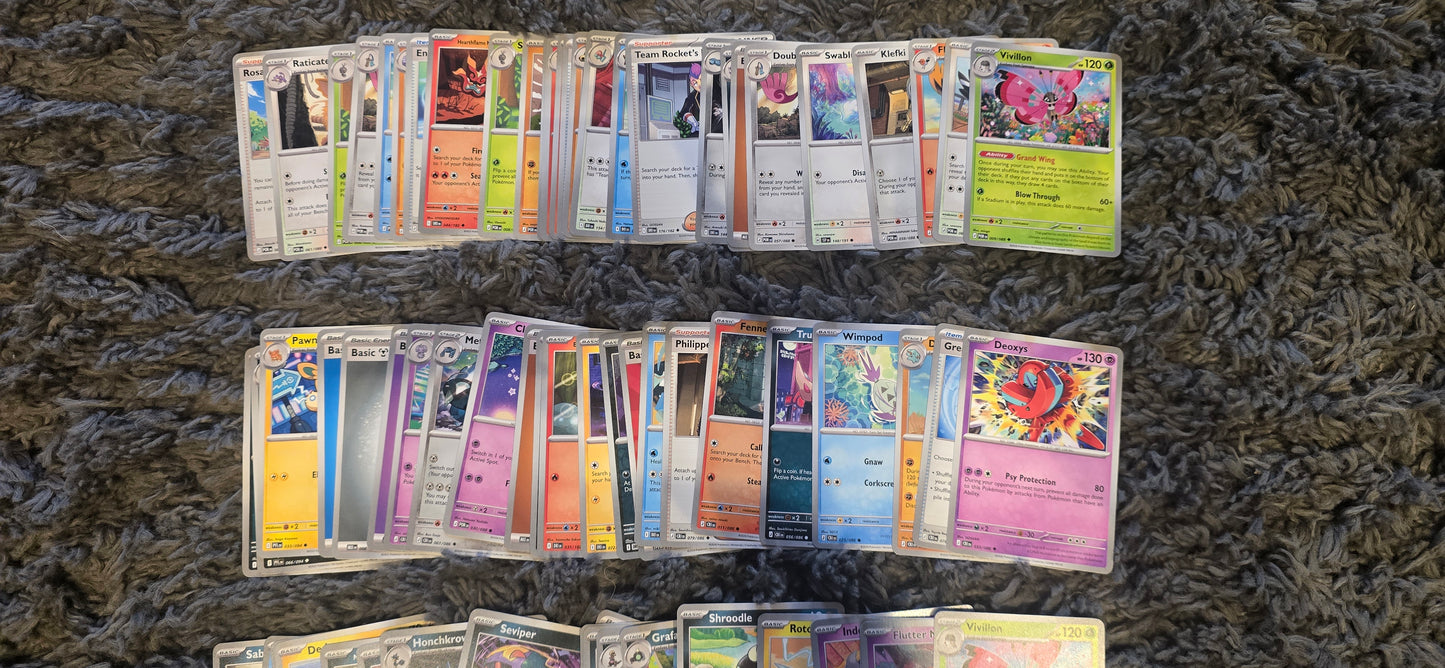 100 Random Pokémon Cards + 10 Holo/Reverse Holo Cards – Genuine Pokémon TCG Bulk