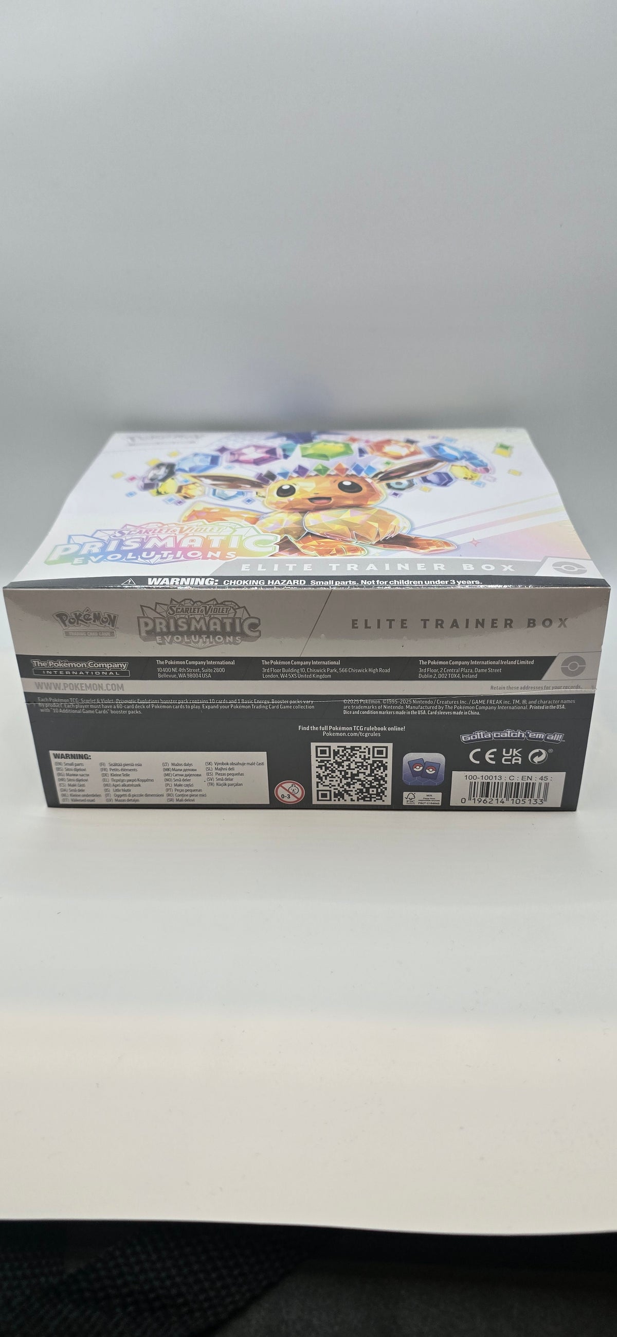 Pokémon TCG Scarlet & Violet Prismatic Evolutions Elite Trainer Box – Sealed