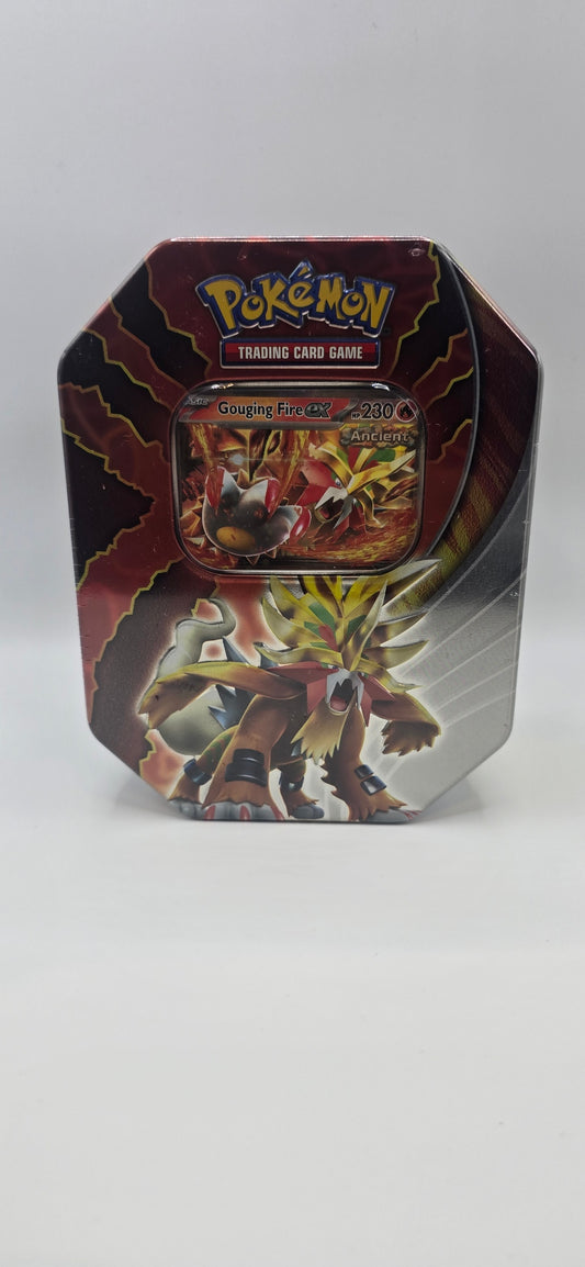 Pokémon TCG: Gouging Fire ex Paradox Destinies Tin
