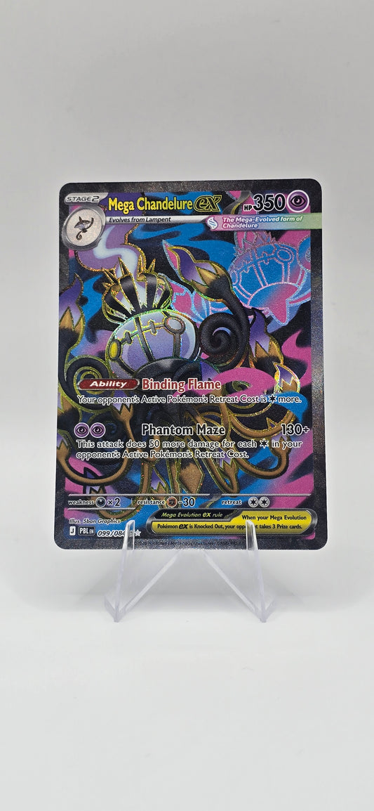 Mega Chandelure ex 099/084 – Pitch Black – Ultra Rare