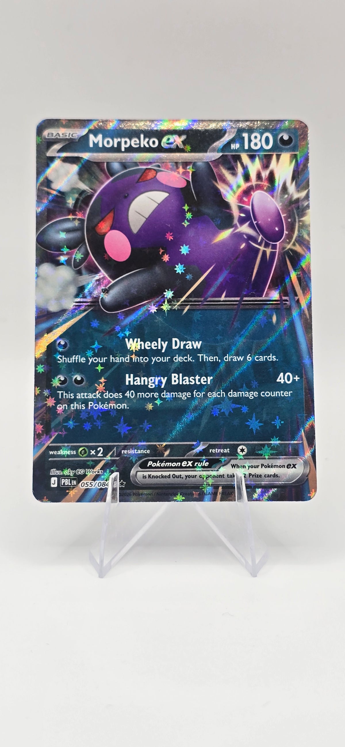 Morpeko ex 055/084 – Pitch Black – Double Rare