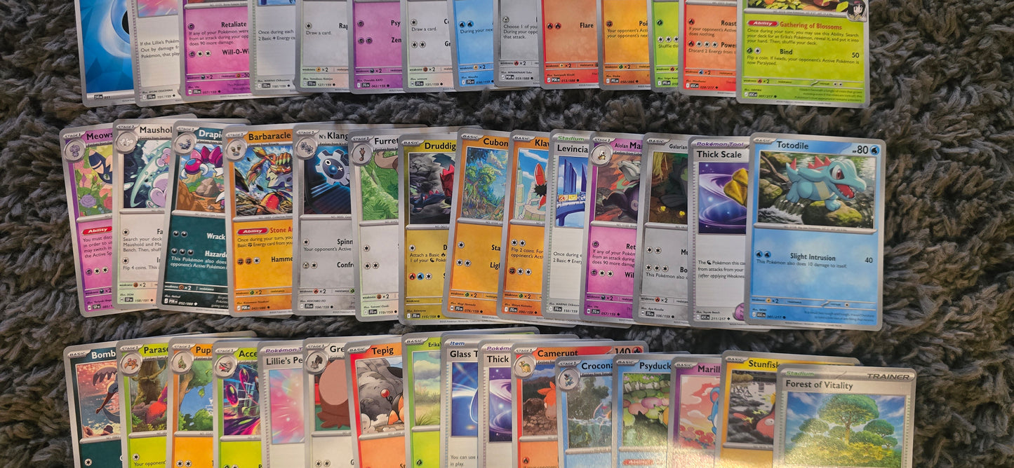 100 Random Pokémon Bulk Cards – Non Holographic – Mixed Sets