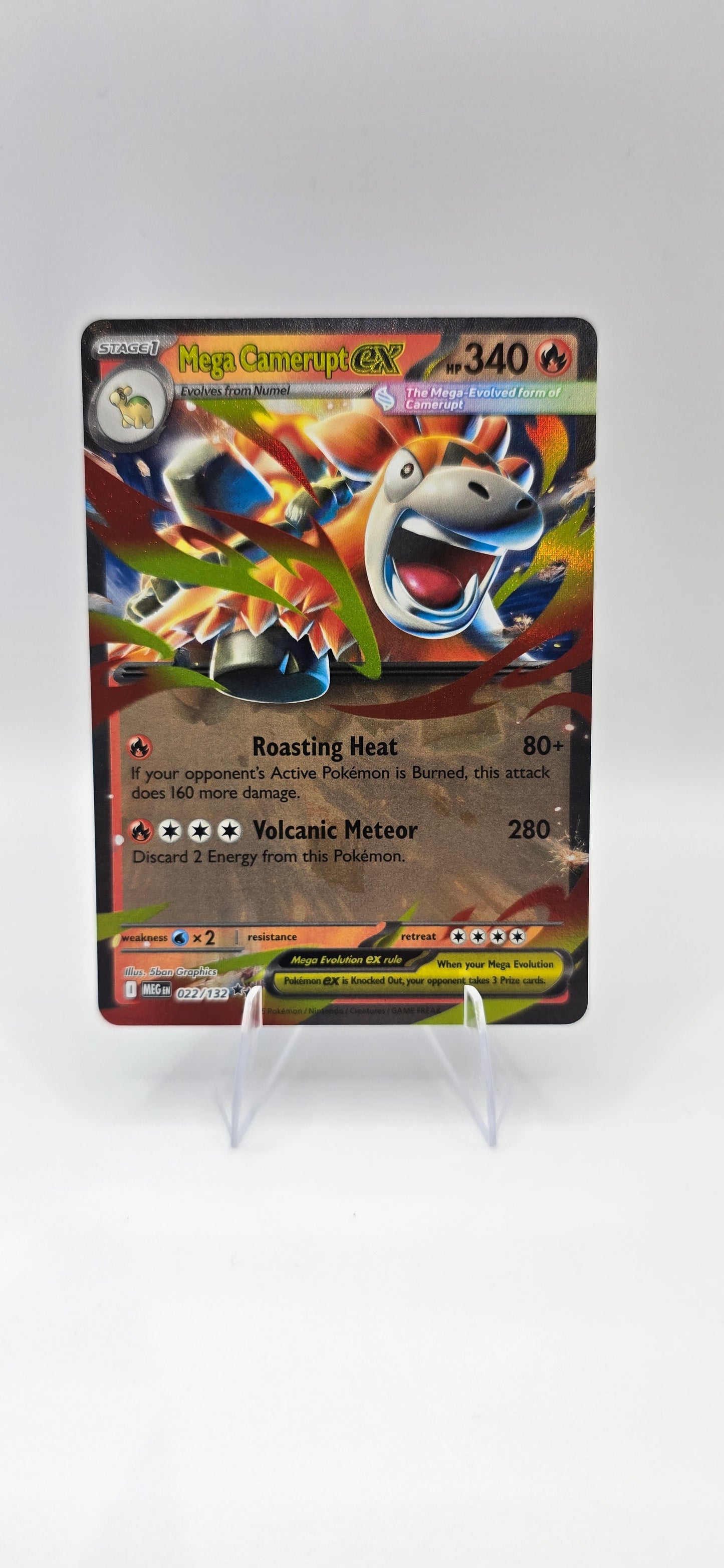 Mega Camerupt ex 022/132 – Pokémon Card