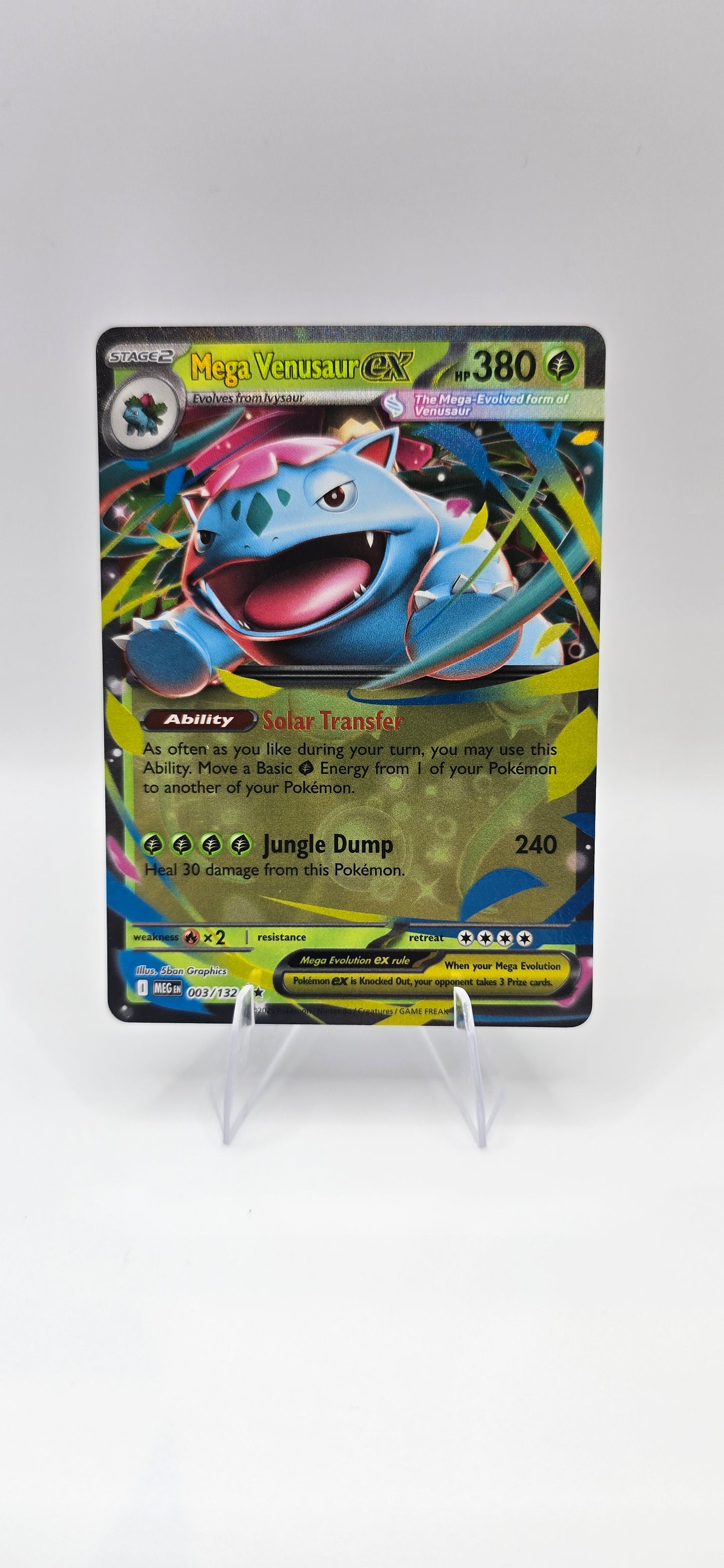Mega Venusaur ex 003/132 – Pokémon Card