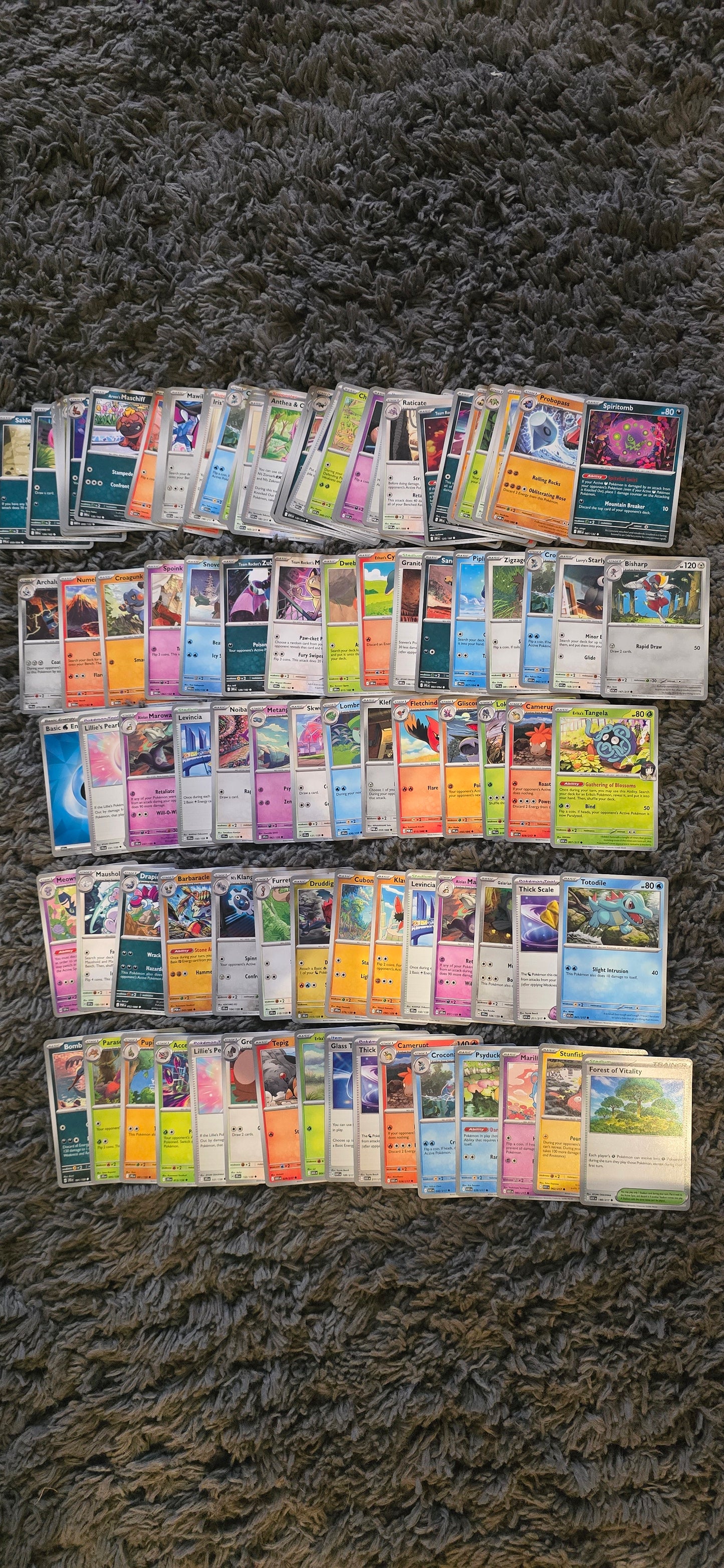 100 Random Pokémon Bulk Cards – Non Holographic – Mixed Sets