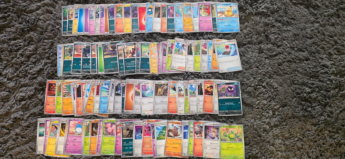 100 Random Pokémon Bulk Cards – Non Holographic – Mixed Sets