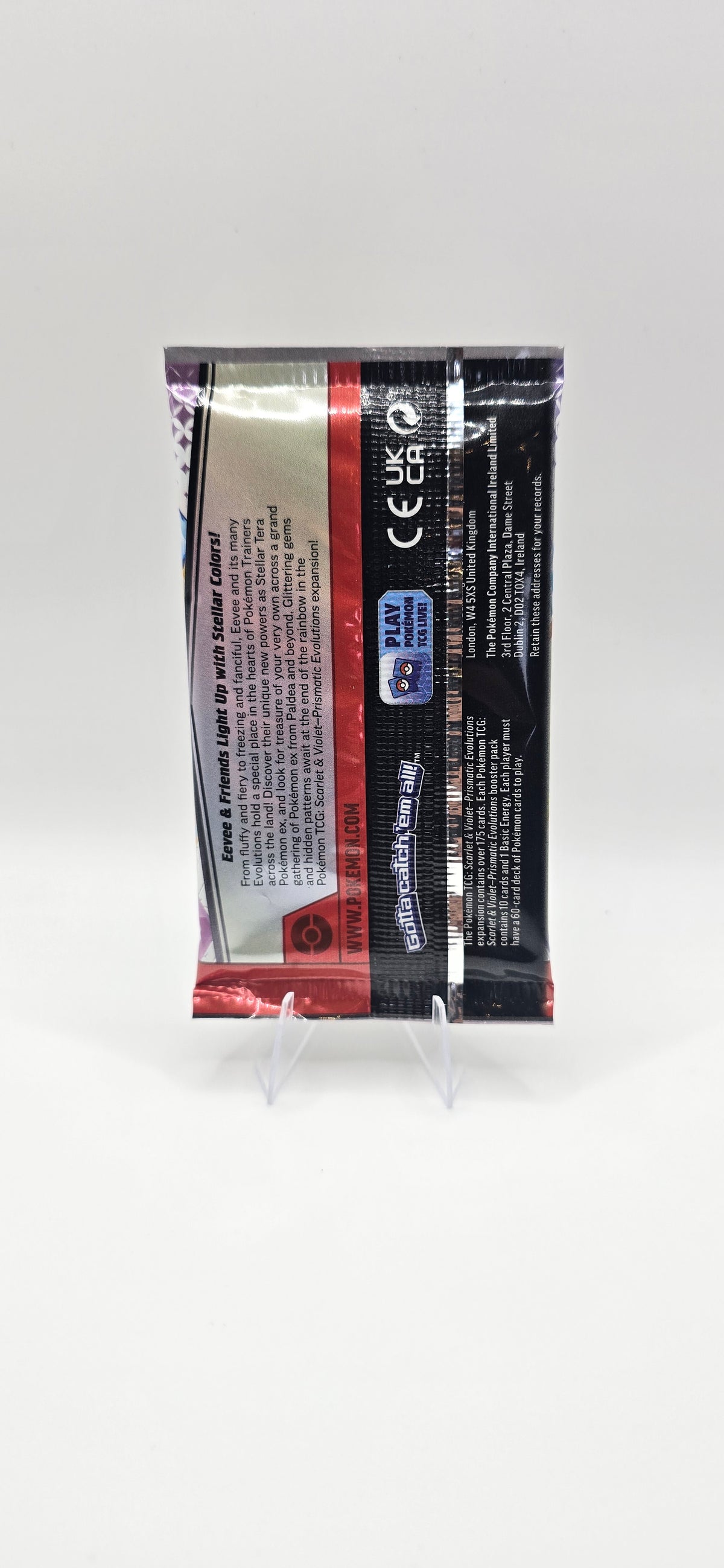 Pokémon TCG: Prismatic Evolutions Booster Pack – Sealed