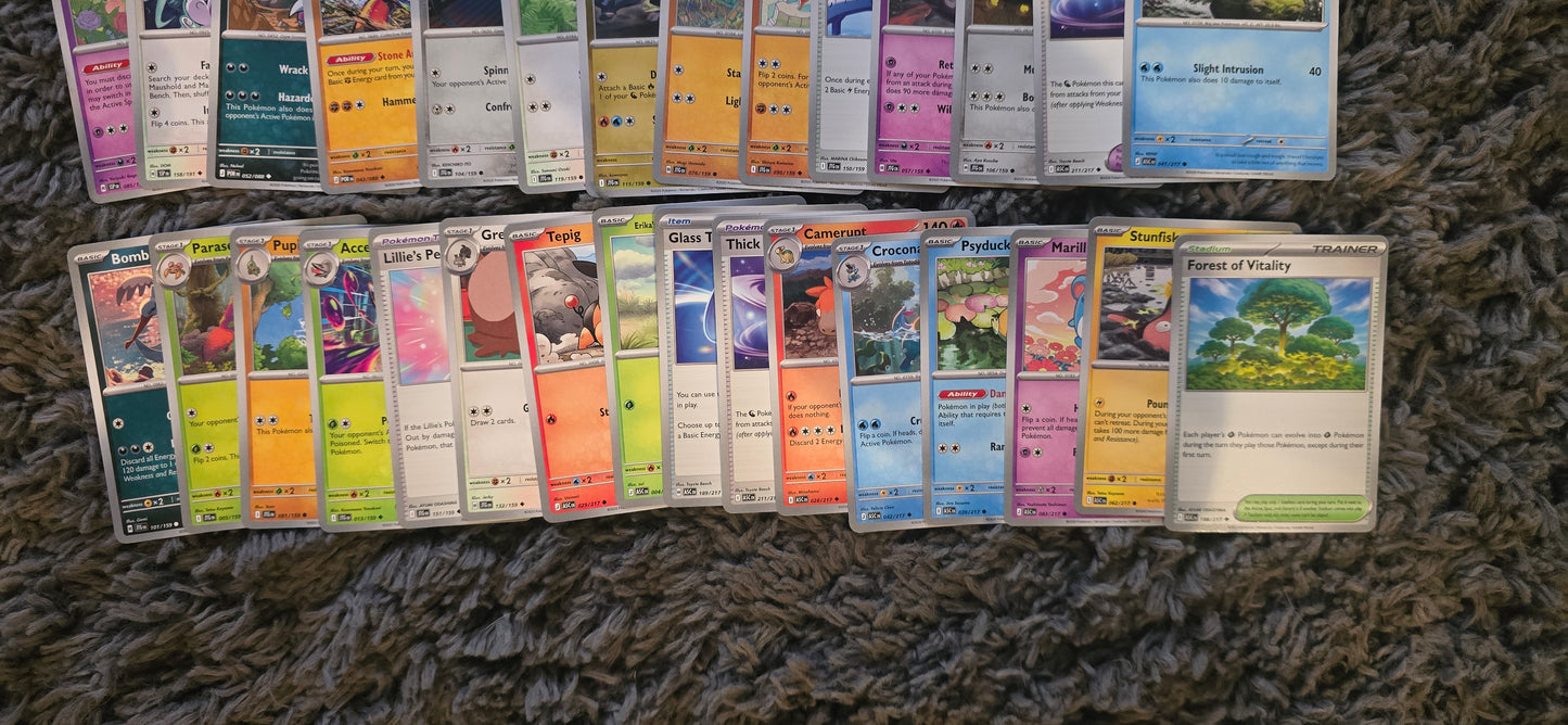100 Random Pokémon Bulk Cards – Non Holographic – Mixed Sets