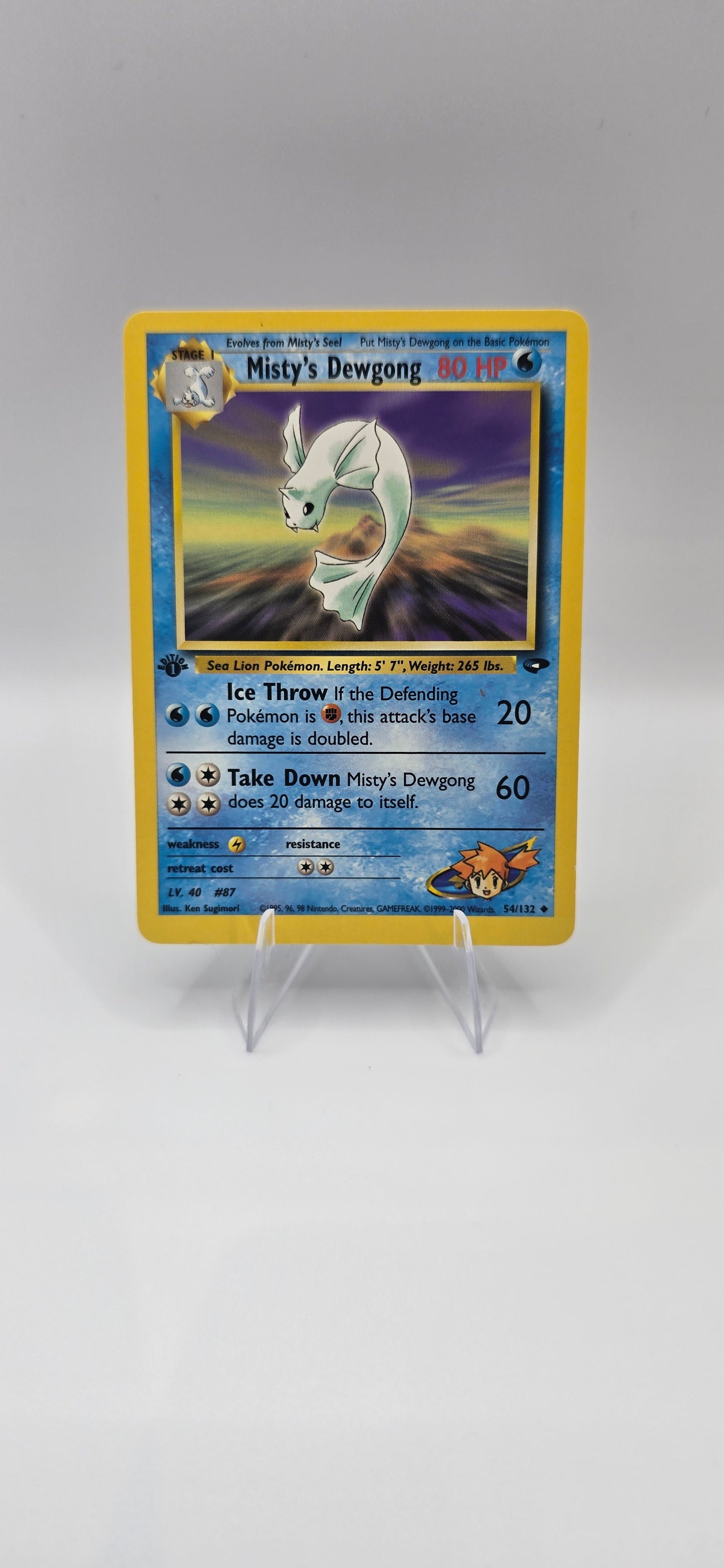Misty's Dewgong 54/132 – 1st Edition Vintage Pokémon Card